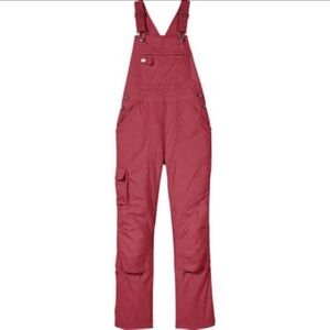 Duluth Trading Gardening Overalls XS 31” Raisin
